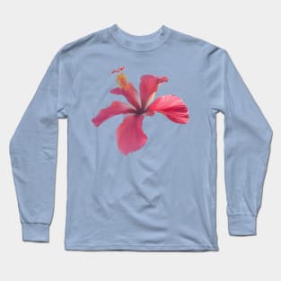 Tropical Hibiscus Long Sleeve T-Shirt